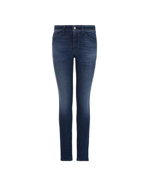 Emporio Armani Blue Skinny Fit Jeans