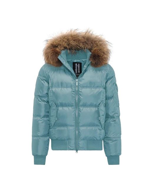 Bomboogie Blue Down Jackets for men