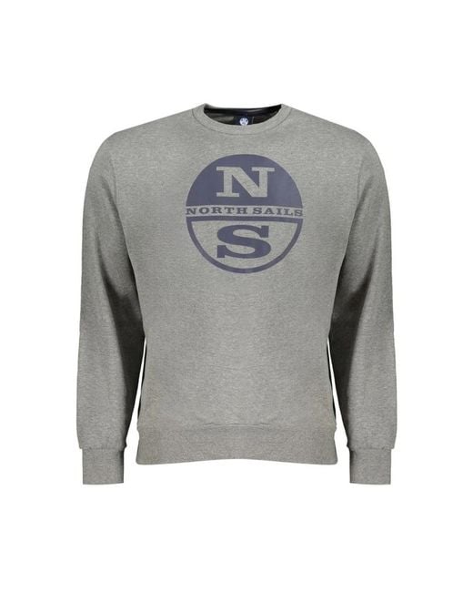 North Sails Gray Sweatshirts for men