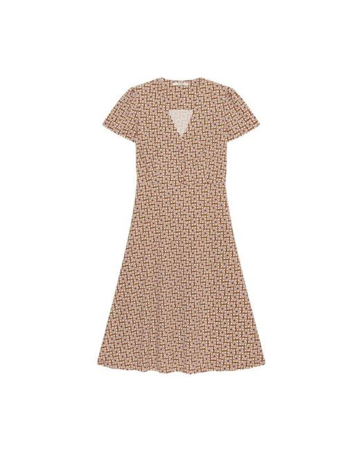 Maliparmi Brown Shirt Dresses