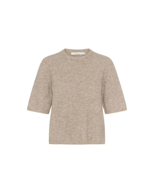 Round-Neck Knitwear di Gestuz in Natural