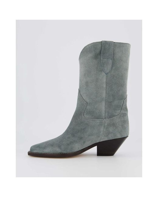 Isabel Marant Gray Cowboy Boots