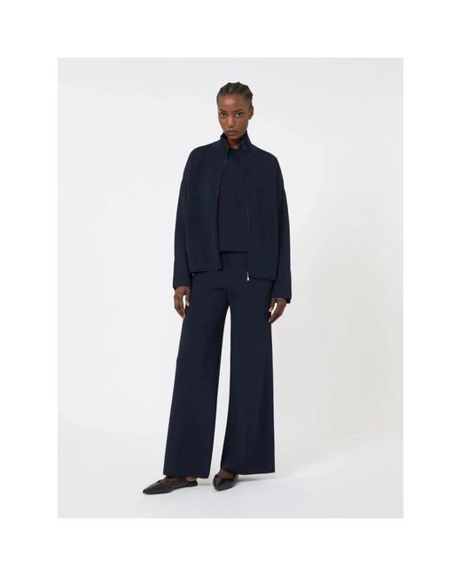 Max Mara Blue Zip-Throughs