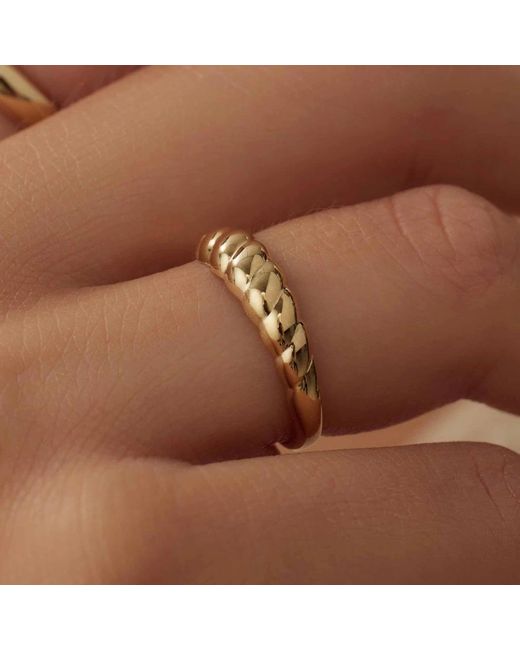 Isabel Bernard Metallic Aidee Elodie Ring