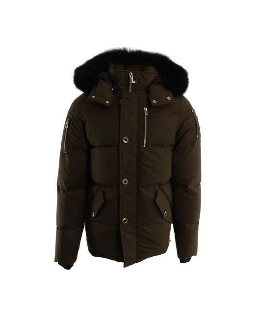 Moose Knuckles Black Down Jackets for men