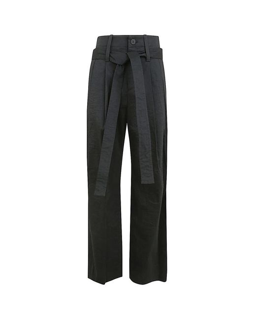 Issey Miyake Gray Wide Trousers