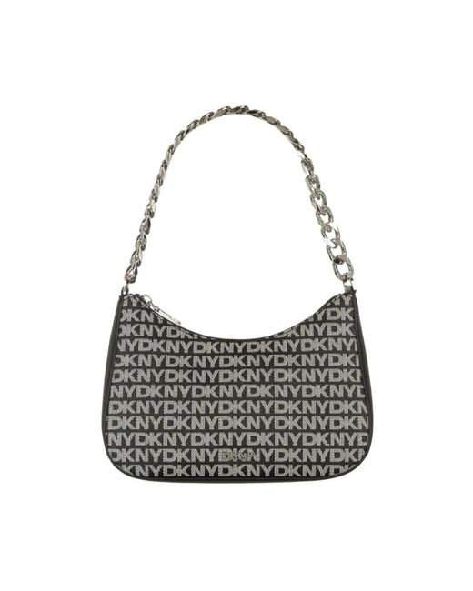 DKNY Gray Shoulder Bags