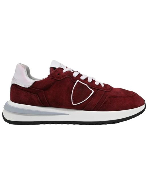 Philippe Model Red Sneakers for men
