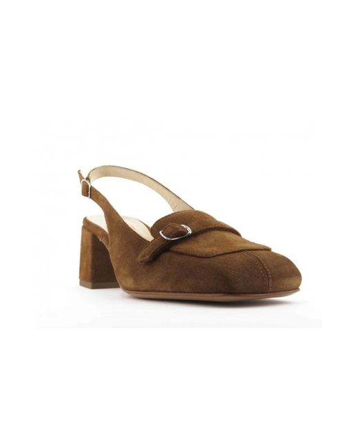 Anna F. Brown Slingback Pump