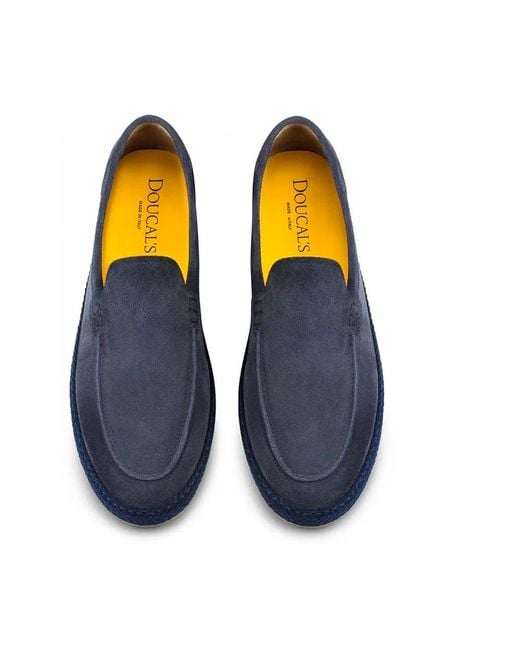 Loafers Doucal's pour homme en coloris Blue