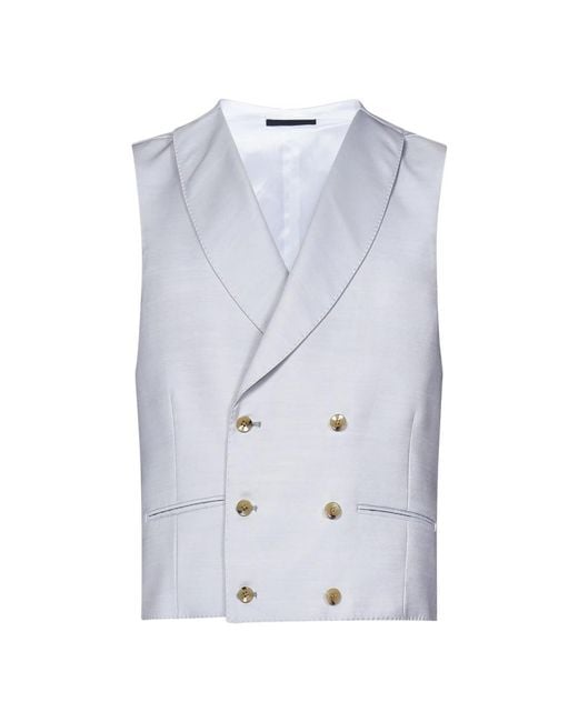 Franzese Collection Blue Waistcoats for men