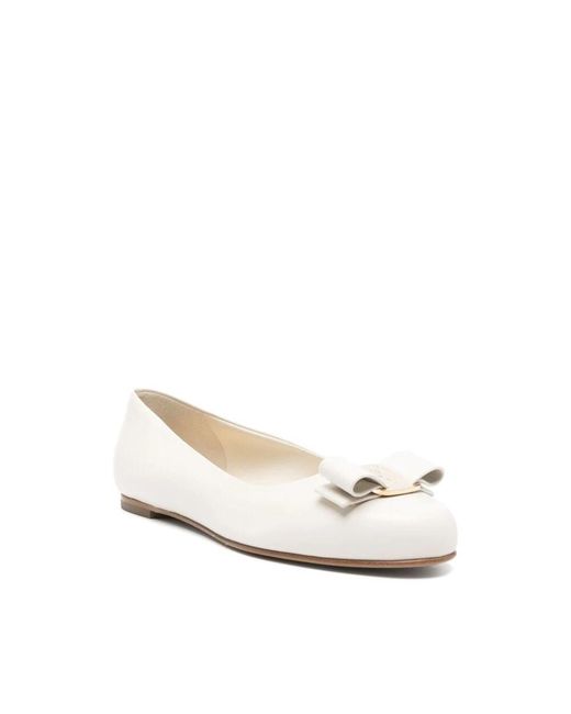 Ballerinas Ferragamo de color White