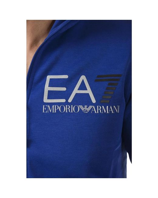 EA7 Hoodies in Blue für Herren