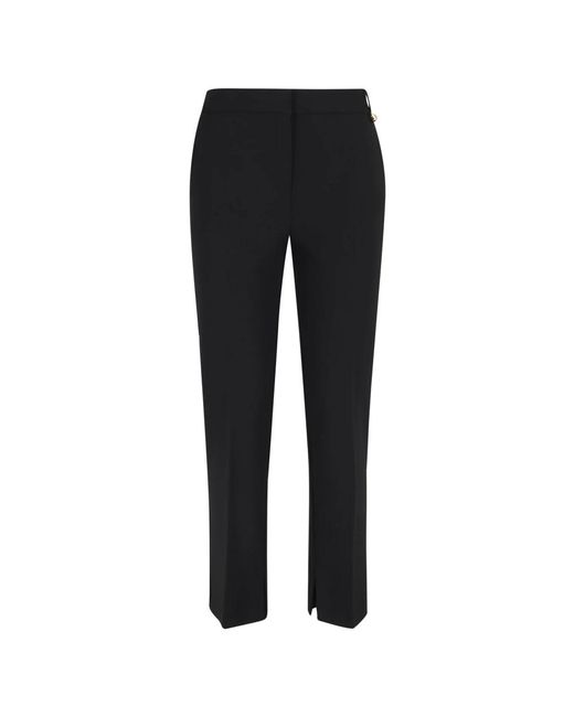 Elisabetta Franchi Black Cropped Trousers
