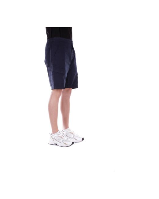 Barbour Blaue shorts reißverschluss knöpfe taschen in Blue für Herren