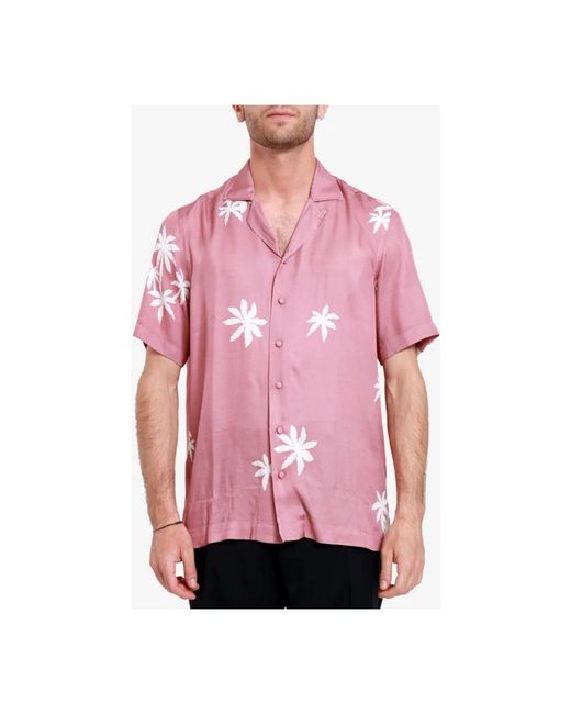 Tagliatore Shirts Roze in het Pink voor heren