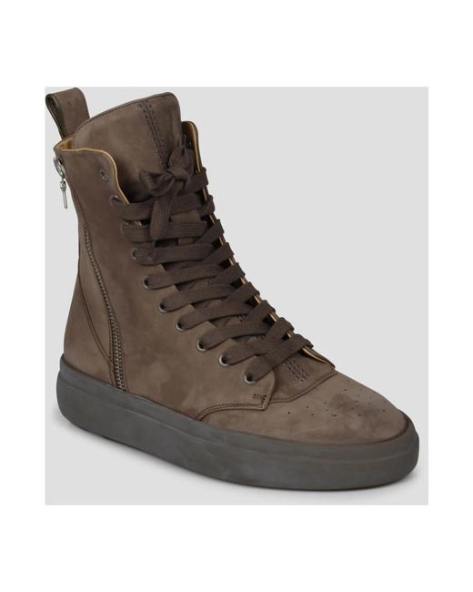 Represent Brown Lace-Up Boots for men