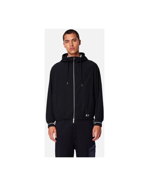 ARMANI EXCHANGE Blue Light Jackets for men