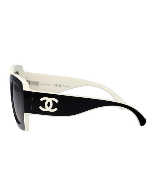 Chanel Black Stylische sonnenbrille für trendigen look