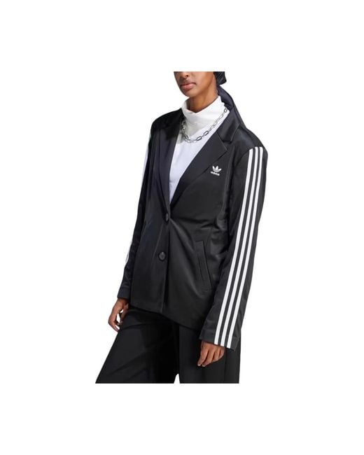 Adidas Black Klassiker 3-stripes blazer