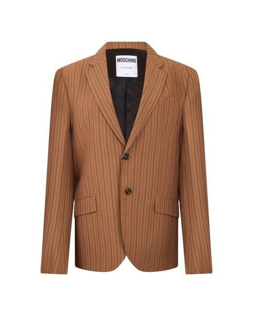 Moschino Brown Blazers for men