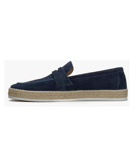 ESTRO Blue Loafers for men