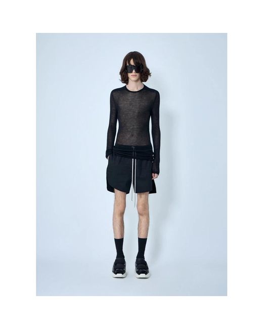 Rick Owens Blue Casual Shorts for men