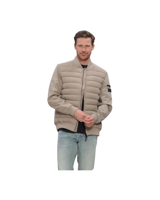 Pure Path Jassen ,Softshell Gewatteerde Jas in het Natural voor heren