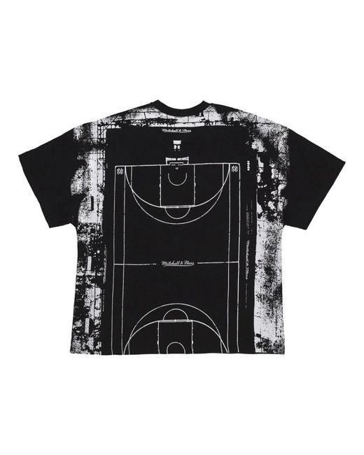 T-Shirts Mitchell & Ness de hombre de color Black