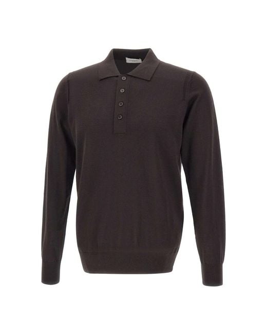 Paolo Pecora Gray Round-Neck Knitwear for men
