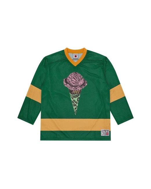 ICECREAM Green Long Sleeve Tops for men