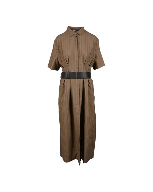 Fabiana Filippi Natural Shirt Dresses