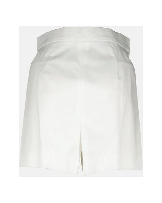Max Mara White Casual Shorts