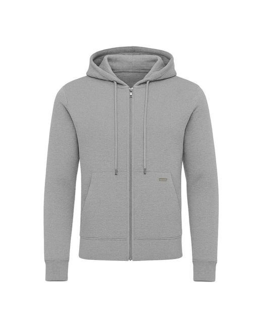 Paolo Pecora Gray Zip-Throughs for men
