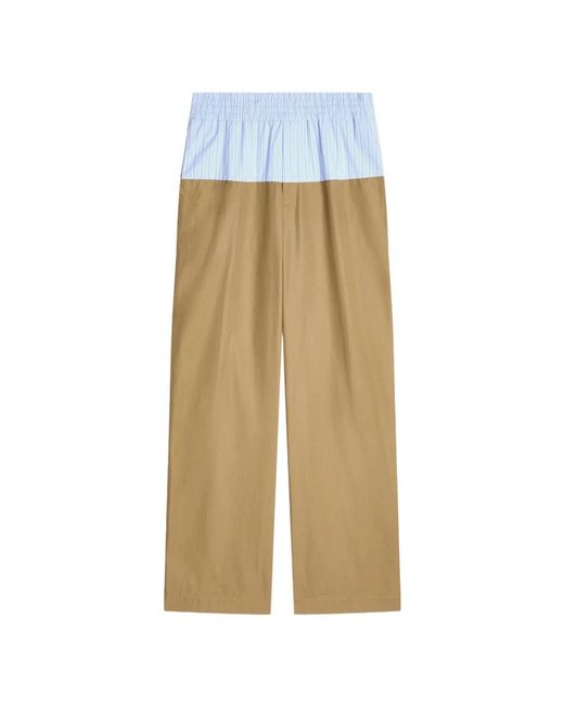 Dries Van Noten Natural Wide Trousers for men
