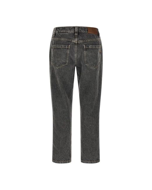 Brunello Cucinelli Gray Cropped Jeans