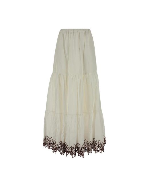 Amotea Gray Maxi Skirts