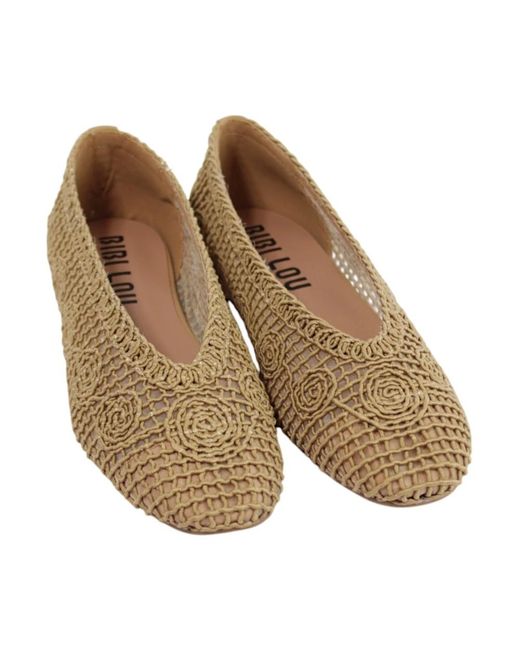 Bibi Lou Brown Ballerina Shoes