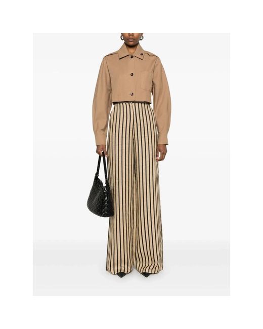 Max Mara Natural Luxuriöse Woll-Seiden Jacke