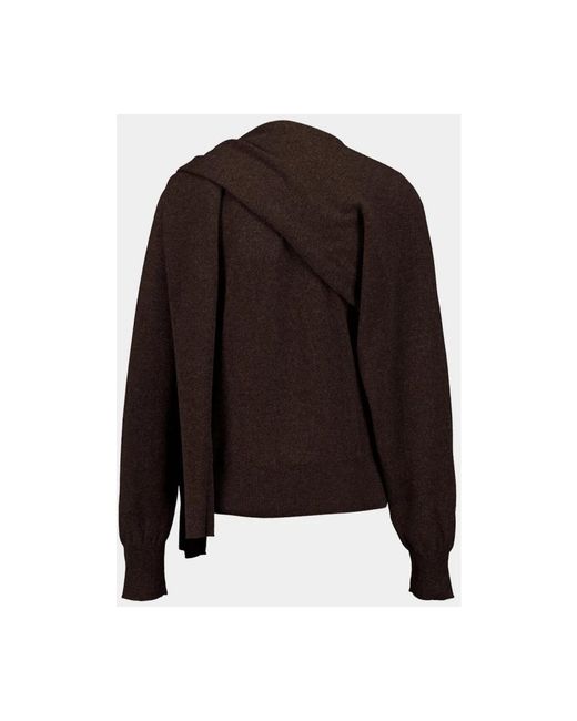 Ferragamo Truien & Vesten ,Bruin ,Wol Wollen Cardigan in het Black
