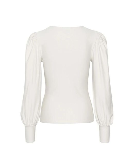 Gestuz White Blouses