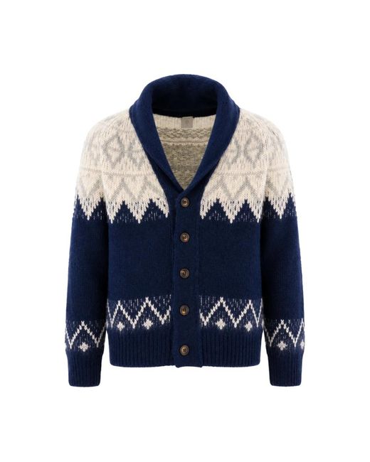 Eleventy Blue Cashmere Knitwear for men