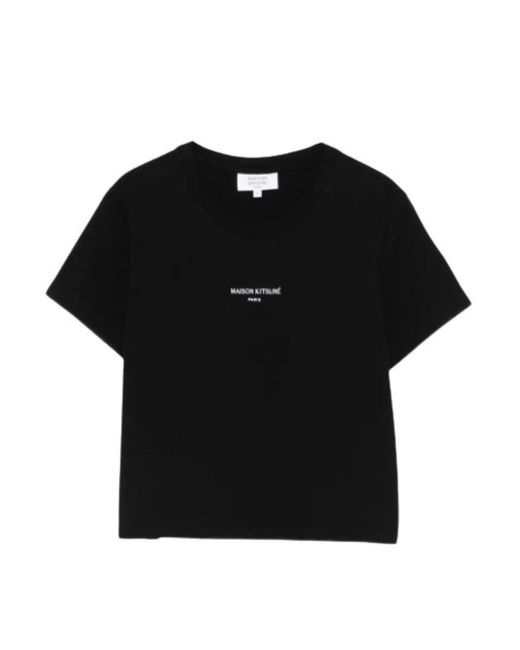 Maison Kitsuné Black T-Shirts