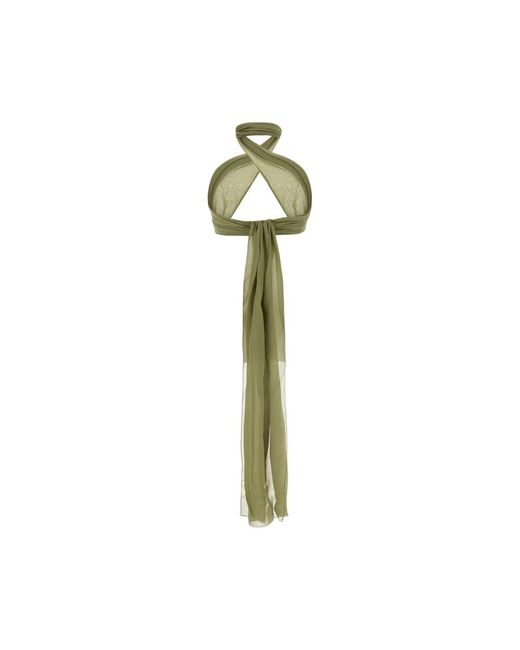 AMI Green Sleeveless Tops