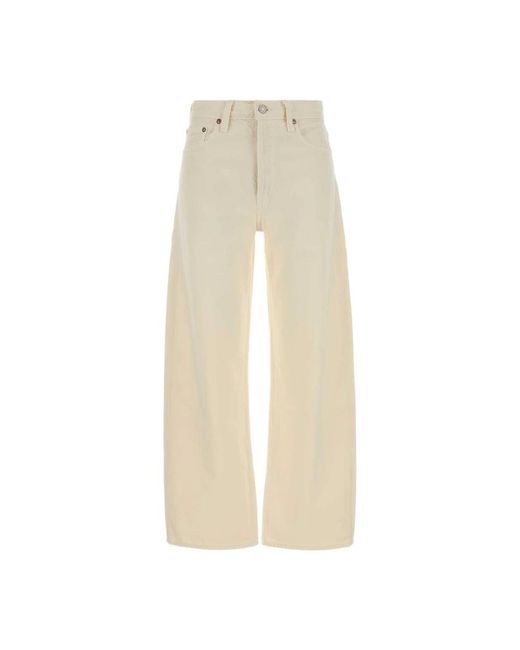 Agolde Natural Wide Jeans