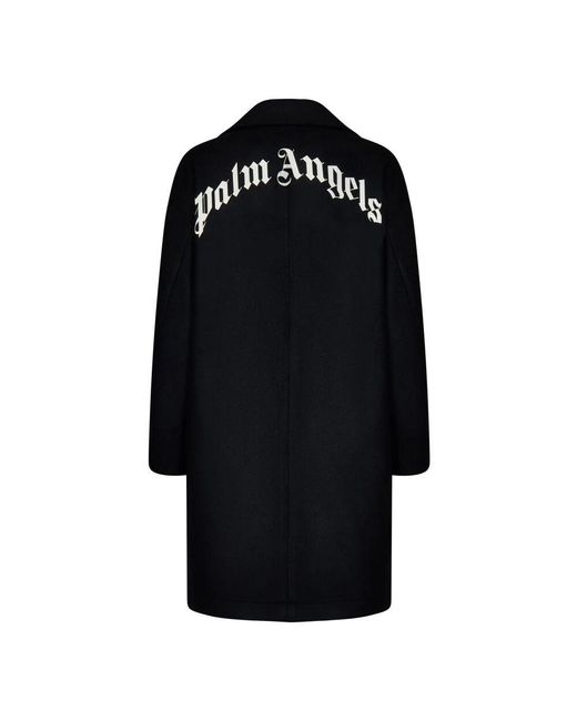 Palm Angels Black Einreihiger tel