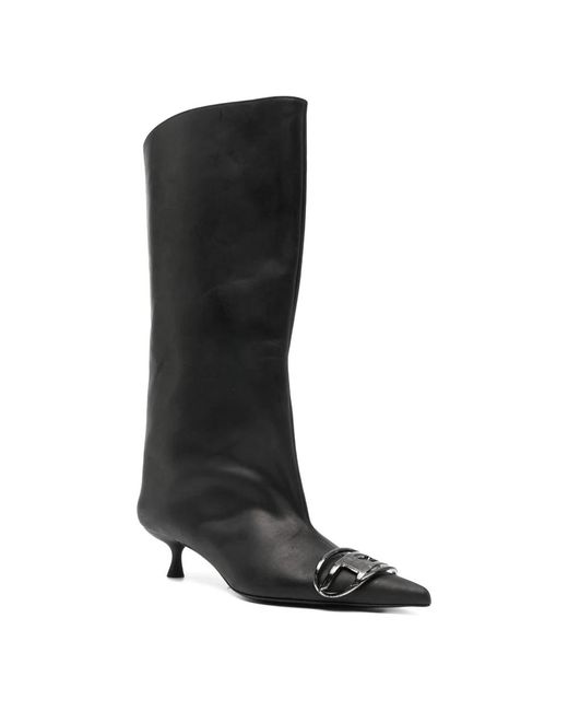 DIESEL Black Heeled Boots