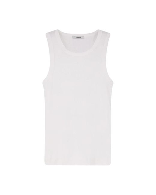 Entire studios White Sleeveless Tops