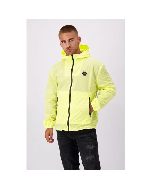 BLACK BANANAS Yellow Light Jackets for men