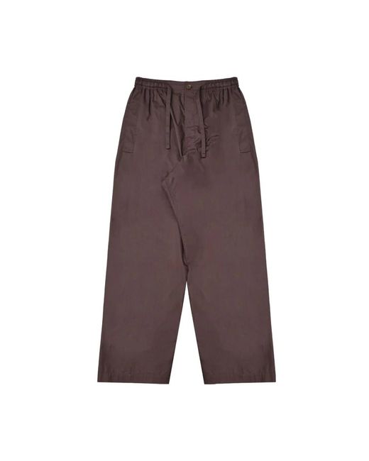 Lemaire Purple Wide Trousers for men